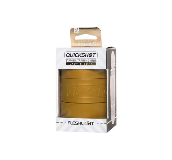 Мастурбатор FLESHLIGHT Quickshot Stamina, TPR, телесный, вагина/анус (11,2 см) #8