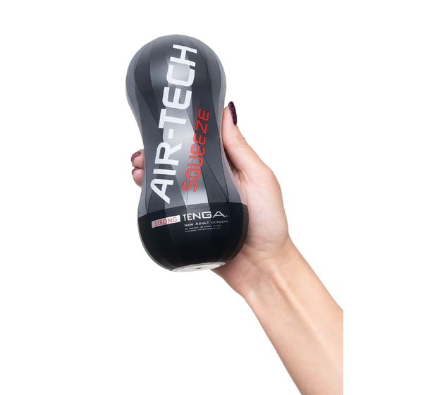 Мастурбатор TENGA Air-Tech Squeeze Strong, TPE, белый (17 см) #7