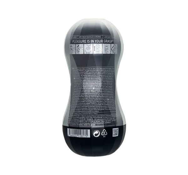 Мастурбатор TENGA Air-Tech Squeeze Strong, TPE, белый (17 см) #2