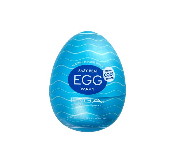 Мастурбатор TENGA Egg Cool, TPE, Синий (7 см) #1