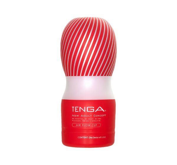 Мастурбатор TENGA Air Flow Cup, TPE, белый (15,5 см) #1