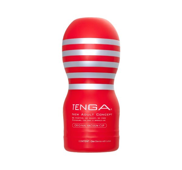 Мастурбатор TENGA Original Vacuum Cup, TPE, белый (18 см) #1