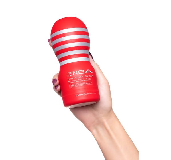 Мастурбатор TENGA Original Vacuum Cup, TPE, белый (18 см) #5