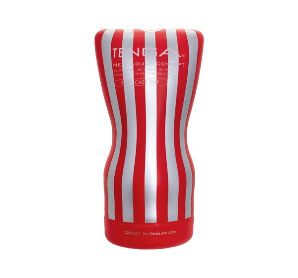 Мастурбатор TENGA Soft Case Cup, TPE, белый (15,5 см) #1