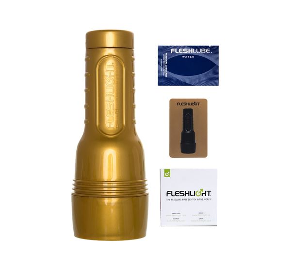 Мастурбатор FLESHLIGHT Gold Stamina, TPR, телесный, вагина (25 см) #7