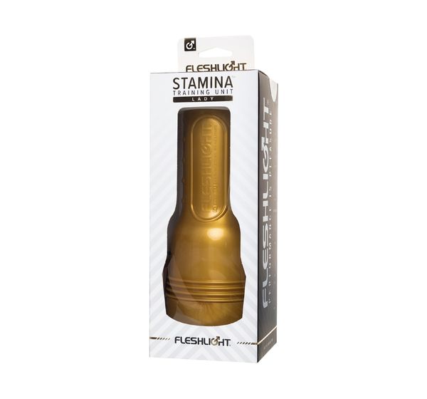 Мастурбатор FLESHLIGHT Gold Stamina, TPR, телесный, вагина (25 см) #9