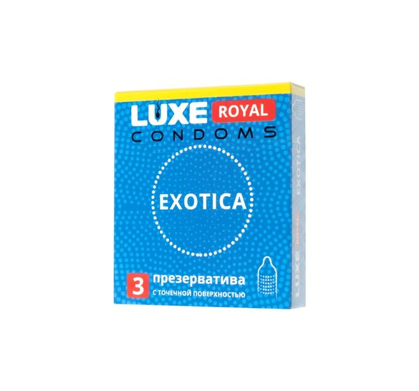 Презервативы Luxe, royal, exotica (18 см, 5,2 см, 3 шт) #1