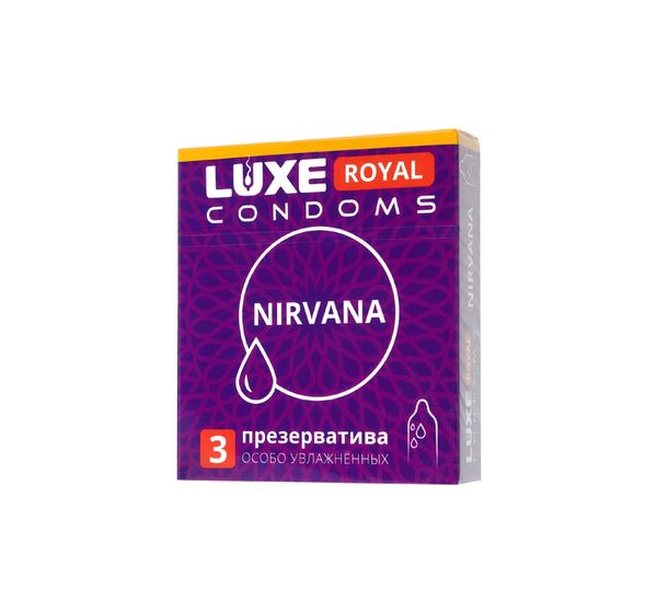 Презервативы Luxe, royal, nirvana (18 см, 5,2 см, 3 шт) #1