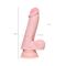 Фаллоимитатор Pipedream, King Cock 6.5" Triple Density Cock with balls - Flesh, телесный #9