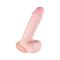 Фаллоимитатор Pipedream, King Cock 7.5" Triple Density Cock with balls - Flesh, телесный #5